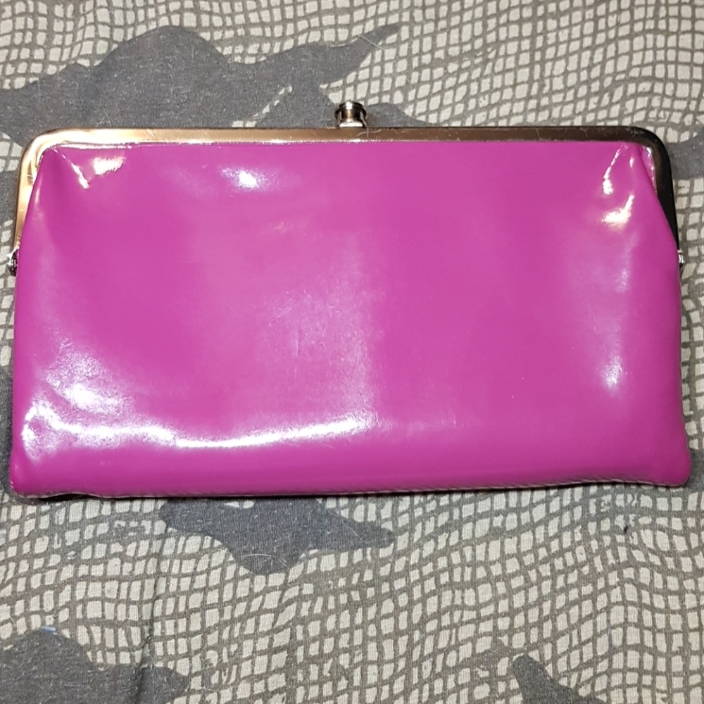 Beautiful Plum Lauren hobo wallet! Barely used!